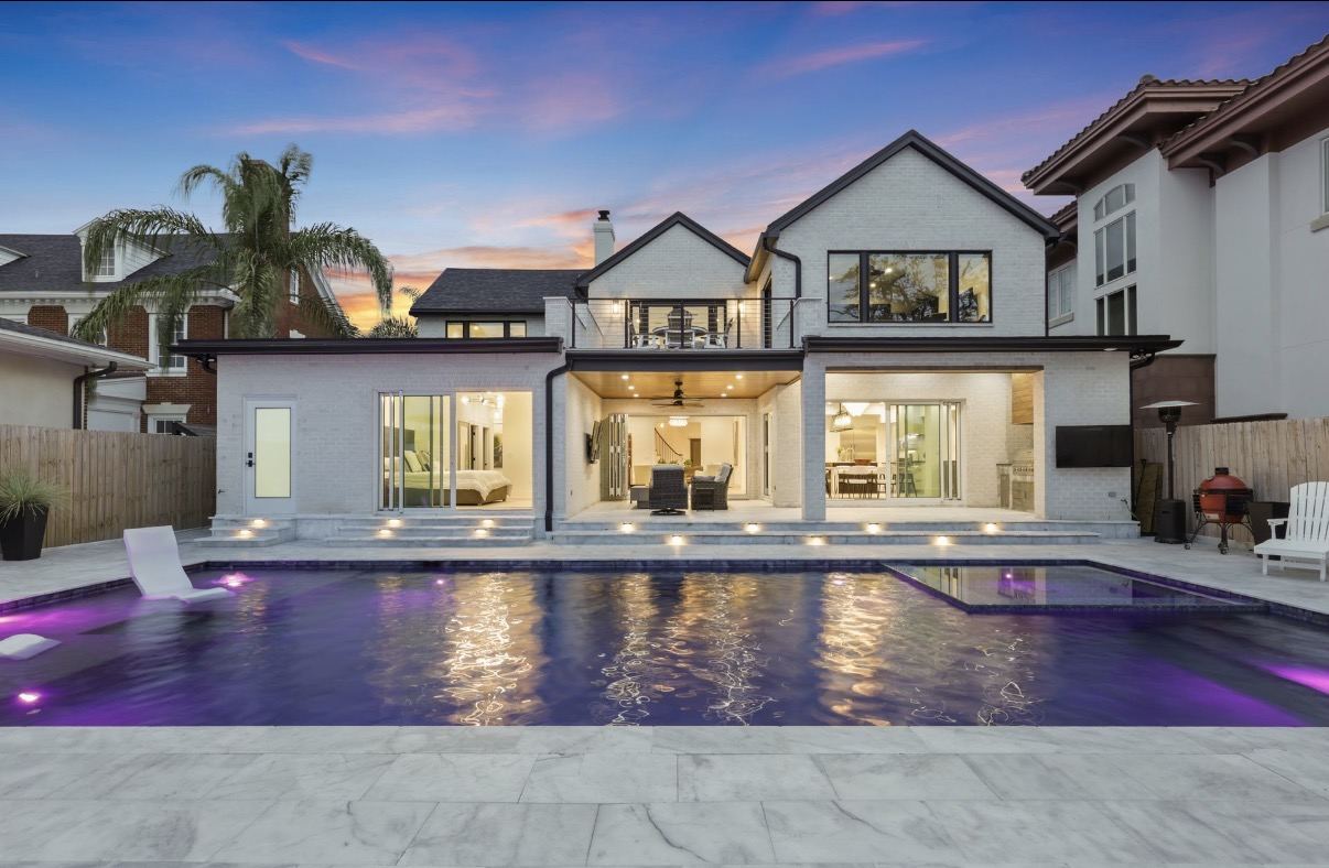 Finished home addition and renovation exterior